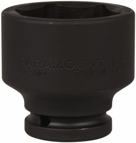 Paramount 3/4″ Drive 46mm Standard Impact Socket 6 Points, 2-7/16″ OAL