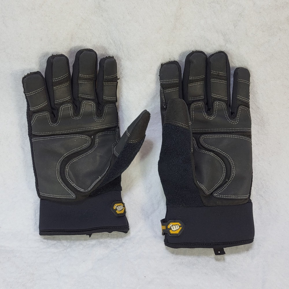 Youngstown Work Glove Waterproof Winter Plus Performance Insulated LG Black Grey