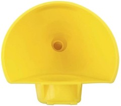 Eagle Yellow Poly Gas Can Funnel Spout Replacement for Metal Type Safety Cans