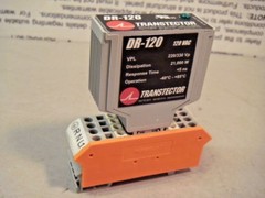 Transtector DR120 DIN Rail Mount 120VAC Surge Protector