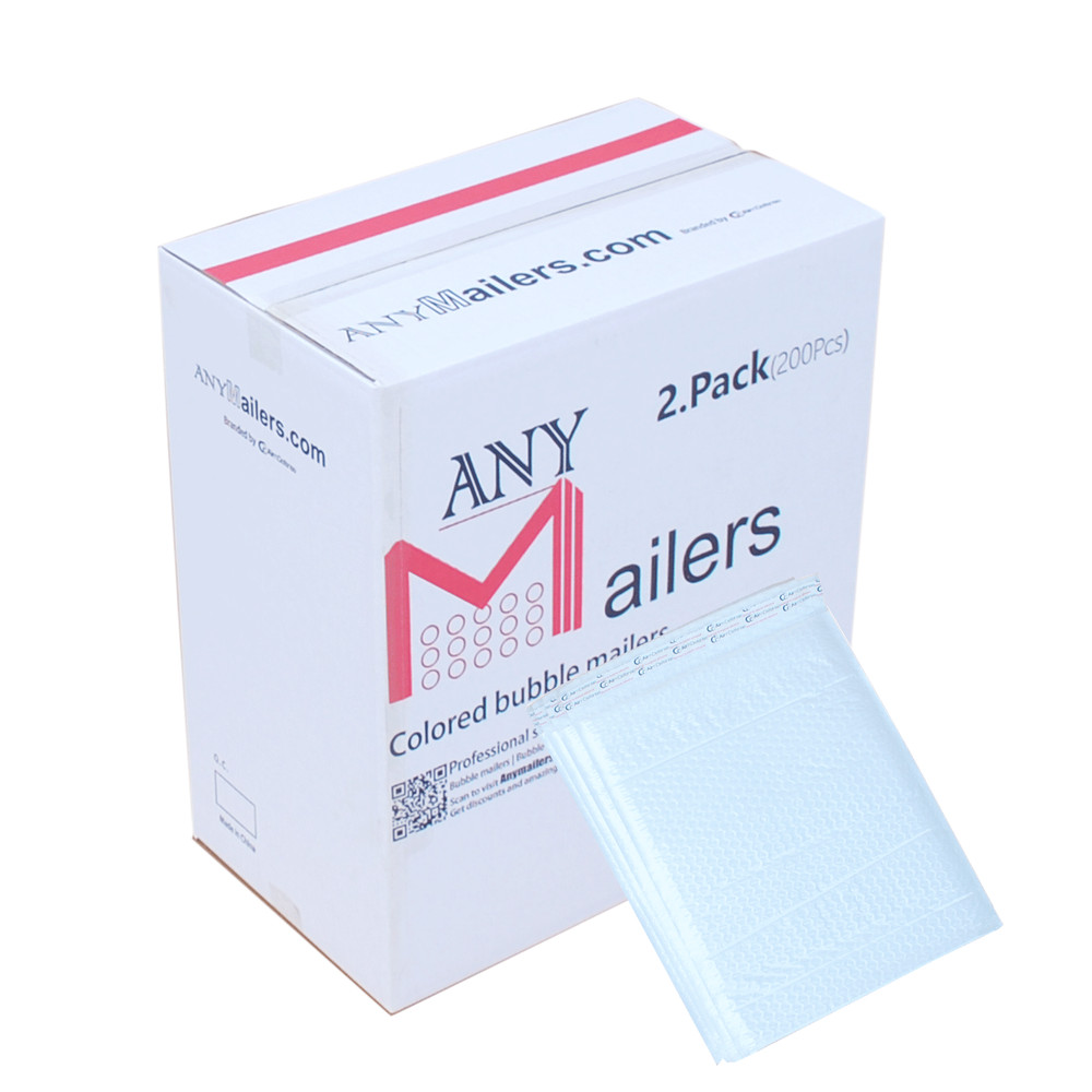 AirnDefense #2 8.5X12″ White Poly Bubble Mailers Padded Envelope Shipping Pack