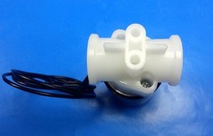1/4″ NPT 110/120 AC Plastic N/C Solenoid Valve, R/O, Air & Water (Push on Lock)