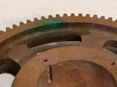 Falk cast brass spur gear 8.500 OD 2.850 bore industrial machine gear, FA 124 C