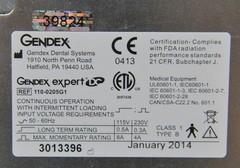 Gendex Expert DC Dental Intraoral Master Control System 110-0205G1