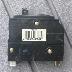 Square D QO130 30 Amp 1 Pole 120/240V Circuit Breaker Type QO Yellow D