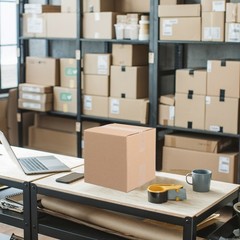 50 8x8x8 Brown/Kraft Corrugated Cardboard Shipping Boxes for Moving Recyclable