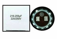 216-259 uF MFD 220/250 VAC (10x) High Quality Motor Start Capacitor Round