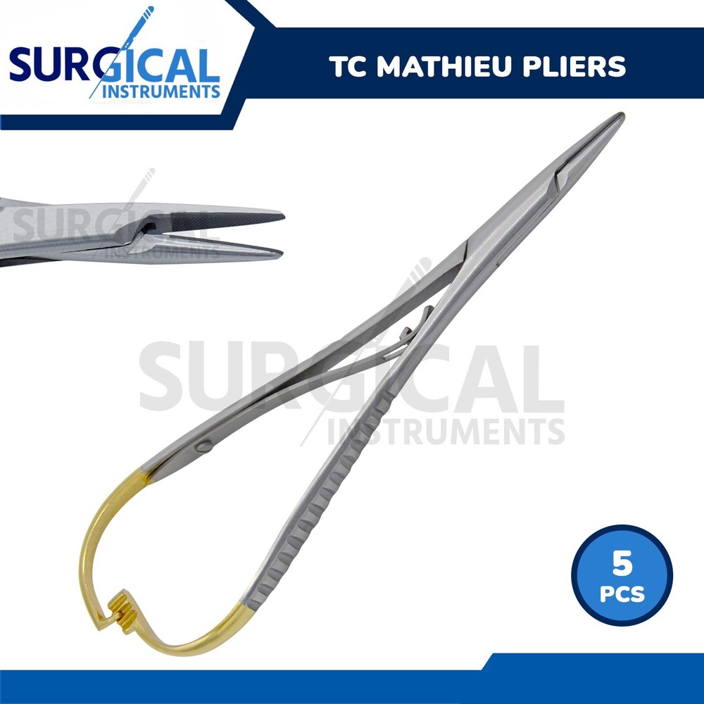 5 T/C Mathieu Plier 5.50″ Orthodontic Surgical Dental Instruments German Grade