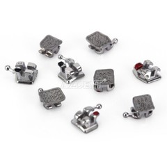 Dental Orthodontic Monoblock Metal Brackets Braces Mini Roth 022 3-4-5 Hook