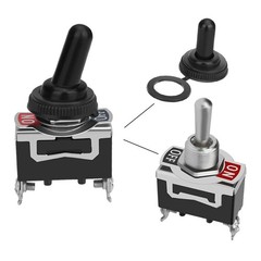 6Pack Heavy Duty Marine Waterproof On/Off Rocker Toggle Switches 12250V