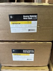 GE 4 Gang Meter Stack TMPR8412R Ringless New In Box Horn Bypass Included