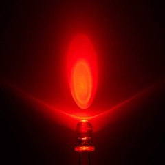 20 Pack Red LED Indicator Lights with Resistors & Wires for DIY & Projects