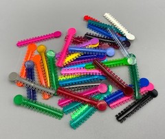 1040Pcs Dental Orthodontic Elastic Ligature Ties Rubber Bands for Brackets Brace