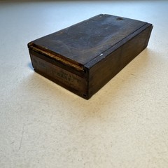 Vintage The L.S. Starrett Co. Planer & Shaper Gage No. 246 Empty Wooden Box