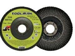 10 PCS 4”x 5/8” TOOLMAN USA Grinding Polishing Flap Disc Angle Grinding Wheel