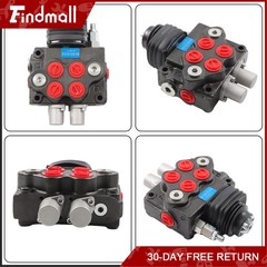 Findmall 2 SPOOL 10GPM 4000PSI LV22RFSTKAB Hydraulic Valve for Loader