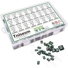 375 Pcs 24 Value Metalized Mylar Polyester Film Capacitors Assortment Kit
