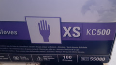 KIMBERLY CLARK PURPLE NITRILE GLOVES/XS/KC500 (1Box of 100) 55080