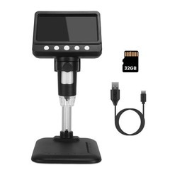 1080P Digital Microscope 1000X Soldering Microscope for Electronics Repair Coin