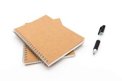 Paquete De 2 Cuadernos En Espiral Con Tapa Blanda, Cuaderno De Bocetos En Bla…
