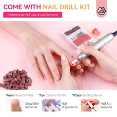 Saviland Acrylic Nail Kit Drill Professional Acrylic Nail Set For Beginners