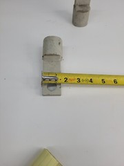 Air Cylinder Clevis Rods Heavy Duty 3/4 Pin Hole 3/4 Thread Qty 1 Yellow Gray b4