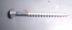 Intercorp Square Drive Flat Head w/Nibs Particle Board Screw 2 In XQ832NZ 400PC