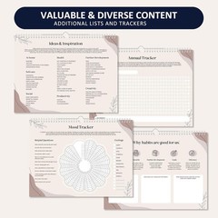 Habit Tracker Calendar 2026 (Undated 12 Months) – Daily Habit Tracker Jounal wit