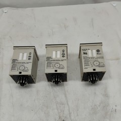 3X Omron H3CA-A Digital Timer Relay 11 pin With Relay Socket 27E892