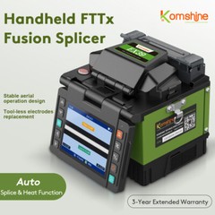 FTTX Fiber Optical Handheld Fusion Splicer Komshine EX39 W/ Electrode Life: 5000