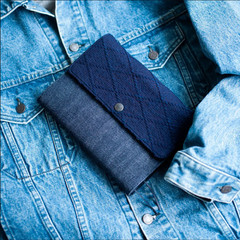 Japan Hobonichi x Blue Blue Indigo Book Sashiko Techo EDC Planner Cover A5