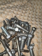 8 Pounds Of Bolts Some Large