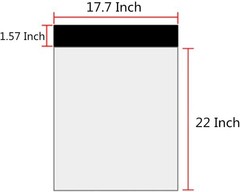 Durable 2.36 Mil Poly Mailers 17.7 x 22 – Perfect for Soft Item Shipping