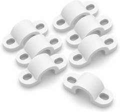 12 Pcs Wire Shelf Loop Clips, 7mm Wire Shelf Wall Mounted Clips Wire Shelving…