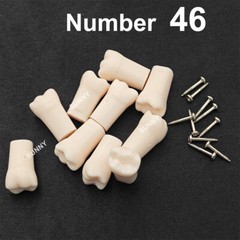 Dental Typodont Teeth Replacement Set of 40 Teeth Kilgore Nissin 500 Fit Screws