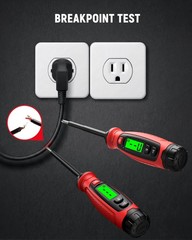 2-in-1 Voltage Tester Screwdriver, 3–500V AC Contact Voltage Measurement & No…