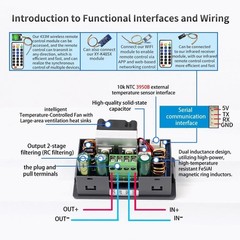 Aideepen 150W Adjustable DC Buck Boost Converter 6-36V Regulator