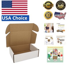 Secure and Stylish 6x4x2” White Shipping Mailers – 25 Pack for E-Commerce