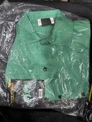 Tillman 6221L 9 oz. Green Westex Cotton Cape Sleeves