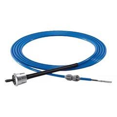 Goodway Gtc-703Q-12 Flexible Shaft, Nylon/Steel, 1/2 In Dia