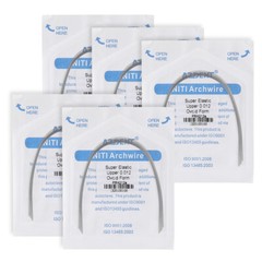 AZDENT Dental Orthodontic Super Elastic Niti Round Arch Wires Ovoid Form U/L