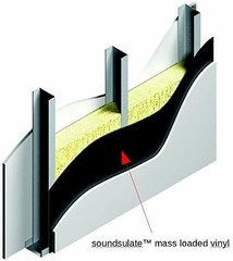 Soundsulate 1/2 lb Mass Loaded Vinyl MLV Soundproofing 4′ x 50′ (200 sf)