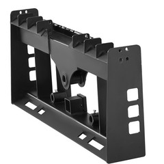 Uimoso 45″ Skid Steer Pallet Frame with Hitch Receiver and Spear Sleeves 4000lbs