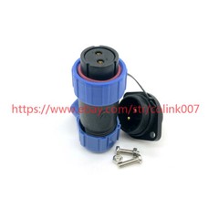 2 3 4 5 6 7 8 9 10 12Pin, SP21 Frank Panel IP68 Waterproof Plug Socket Connector