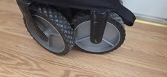 Foldable Rolling Utility Cart Grocery Trolley Telescoping Handle 2 Wheel Black