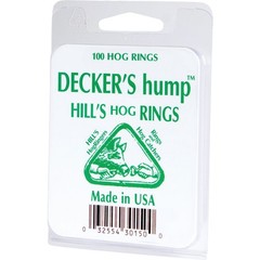 Decker Hill’s Steel Hog Ring (100-Pack) #3 Decker Hill’s #3 032554301500 Steel