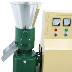 6mm Fram Feed Pellet Mill Machine 2 Rollers Fodder Pelletizer 200-250KG/h 220V