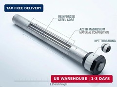 Oneness 369 RV Water Heater Anode Rod 2-Pack, 2 Years Warranty – 9.25″ x 3/4″ NP