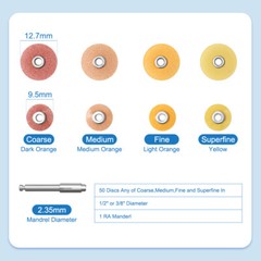 Dental Coarse Medium Fine Composite Finishing Polishing Discs Soflex Superfine