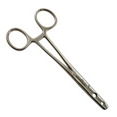 5.5″ Post Mortem Arterial Fixation Forceps, Fenestrated Serrated Jaws, Stainless